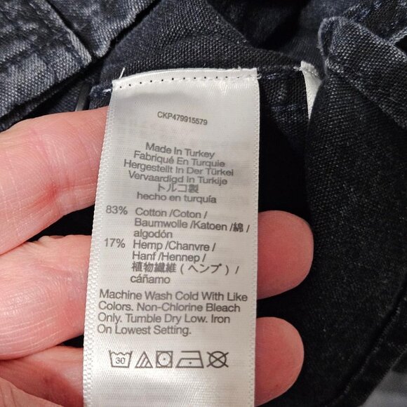 Madewell Drakefield Dark Wash Denim Shirt Shacket Women's Plus Sz XXL - Picture 7 of 9